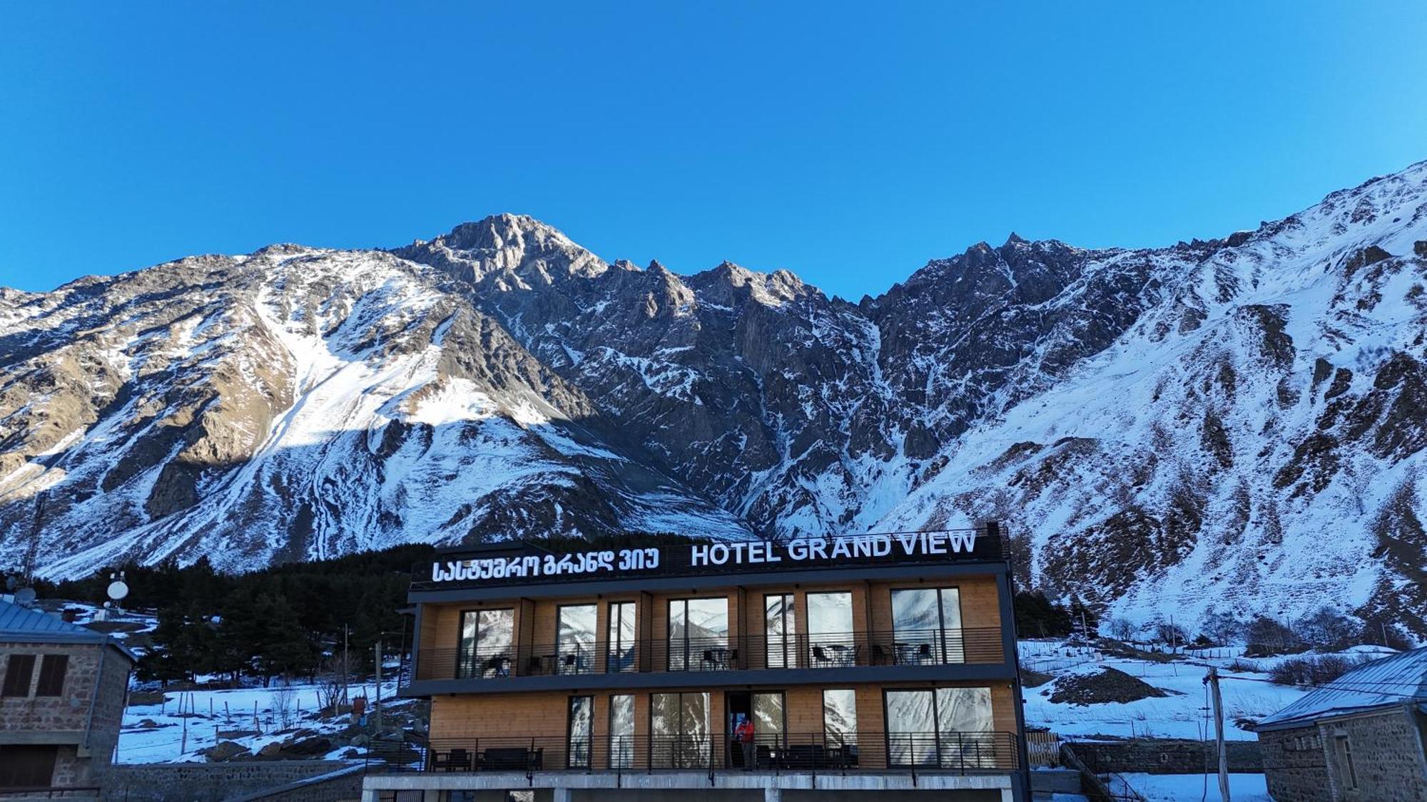 Kazbegi Hotel Grand View Stepantsminda Exterior foto