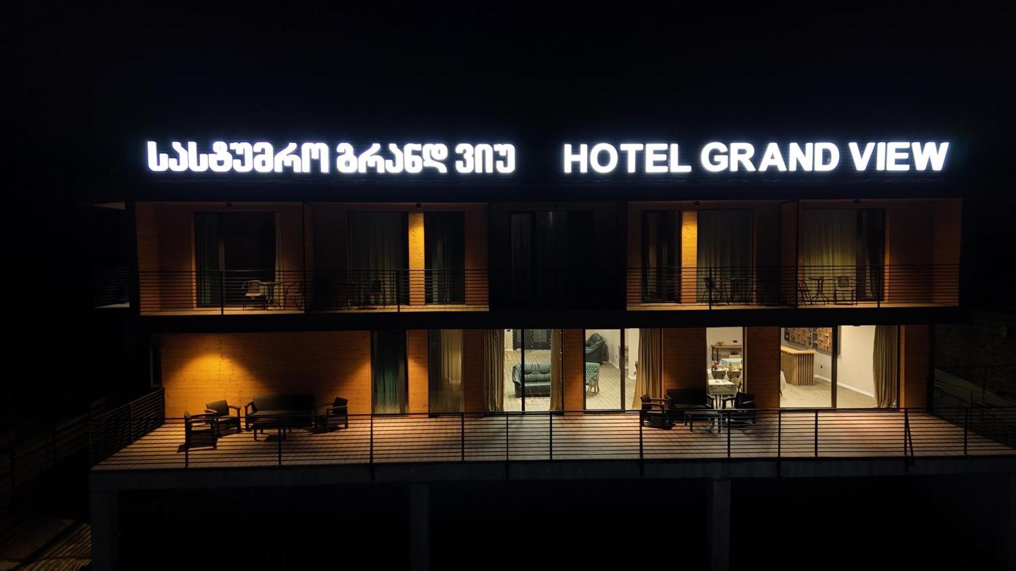 Kazbegi Hotel Grand View Stepantsminda Exterior foto